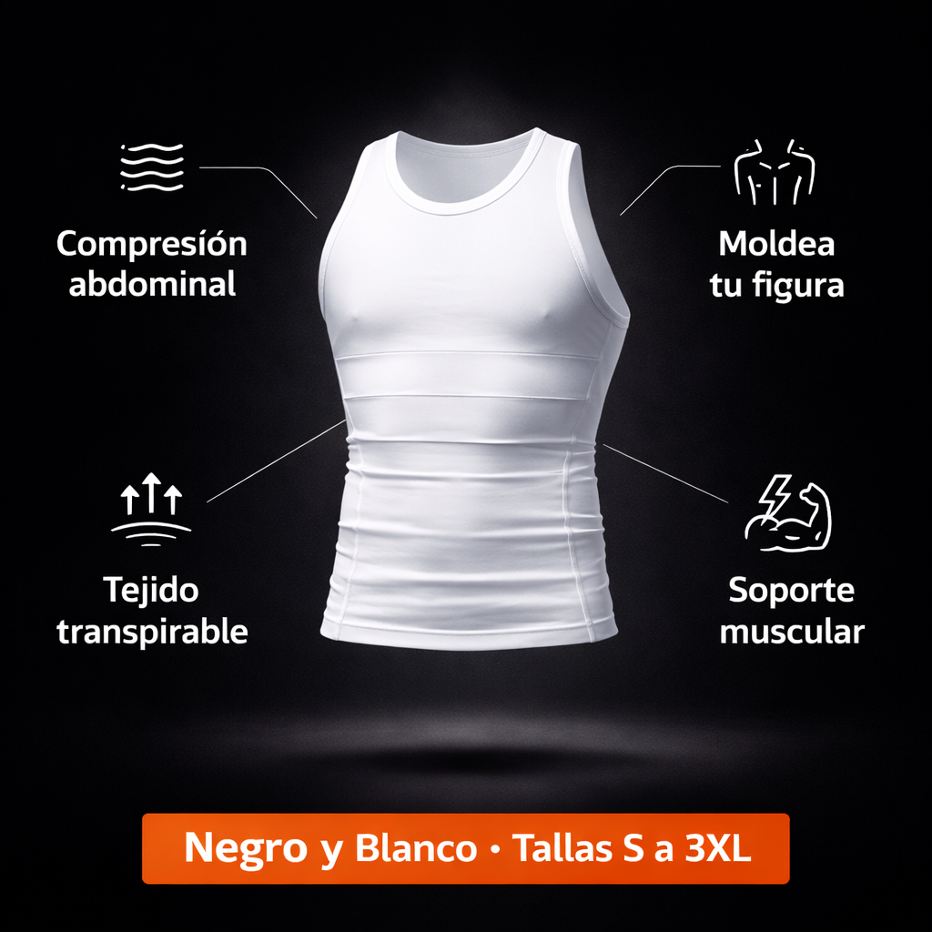 Camisilla Moldeadora Alta Compresión: Ajuste firme con máxima comodidad